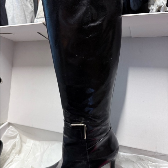 Nine West Black Heeled Boots - Picture 3 of 7
